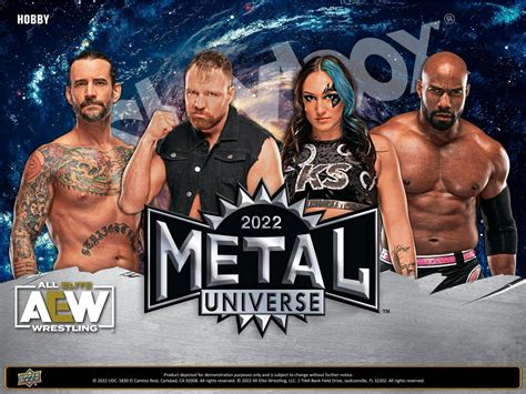 2022 upper deck aew skybox metal universe hobby box|2022 skybox metal aew checklist.